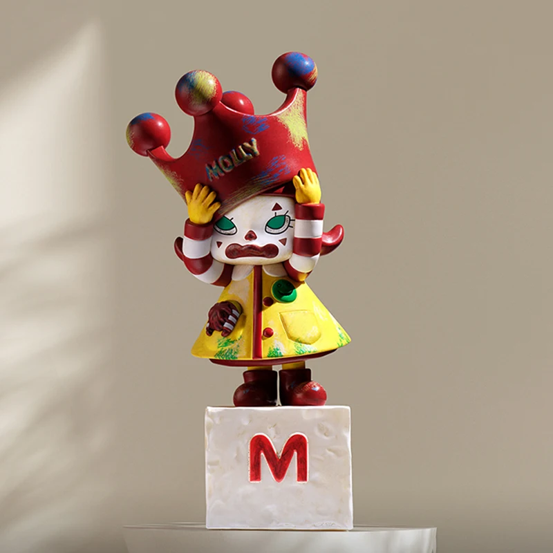 Vintage Collectible Dolls - POP MART MOLLY Yıldönümü Heykelleri Klasik