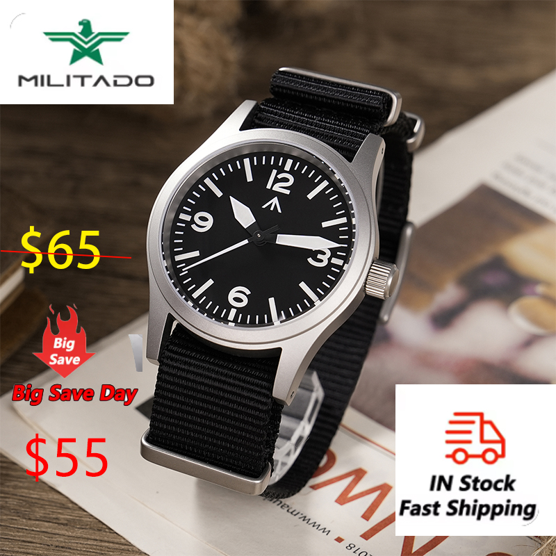 Vintage Watch Crystal - Militado ML05 36912 İzle VH31 Süpürme