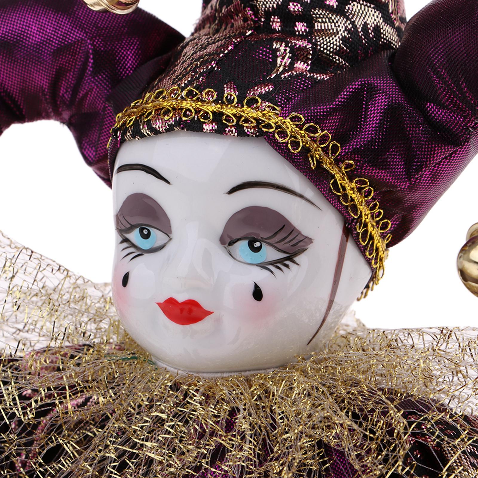 Vintage Collectible Porcelain Dolls - İtalyan Tarzı Porselen Bebekler Palyaço Triangel