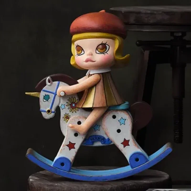 Vintage Collectible Dolls - POP MART MOLLY Yıldönümü Heykelleri Klasik