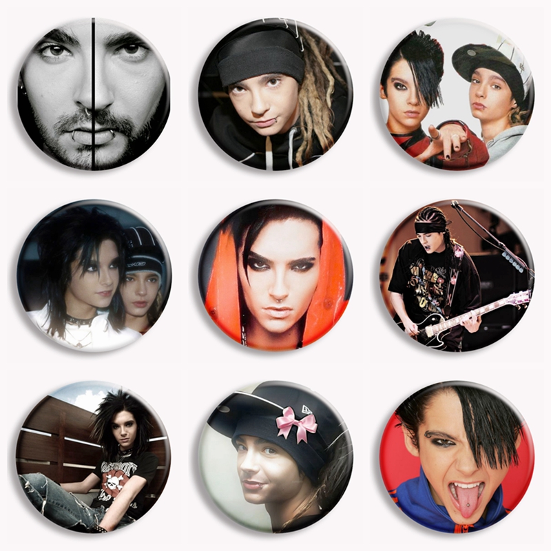 Vintage Collectible Buttons - Rock Band Tokio otel Kaulitz Vintage