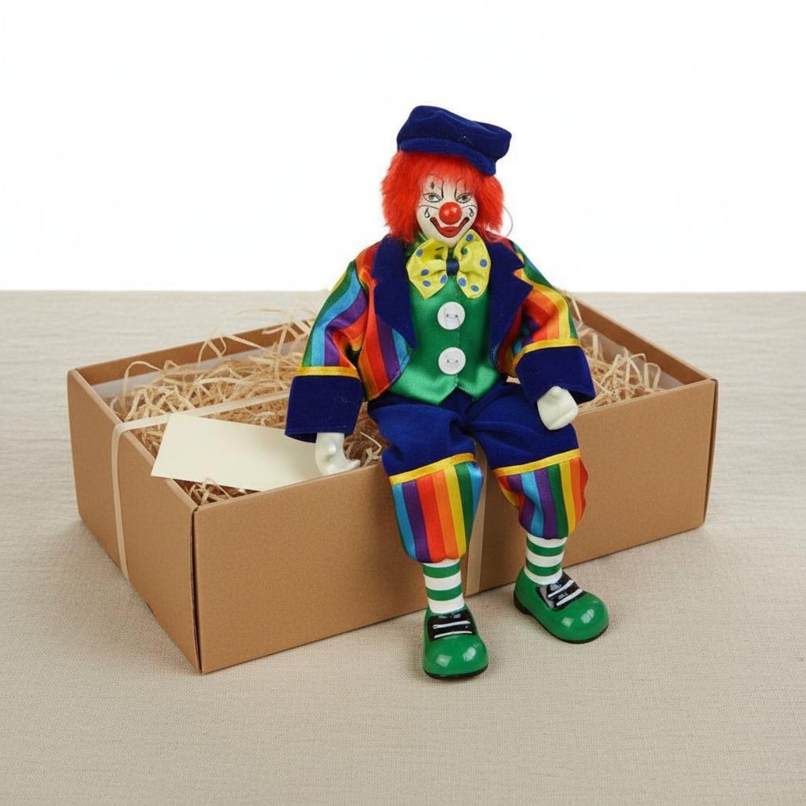 Sallanan Bacaklı Palyaço Bebek - Vintage Collectible Porcelain Dolls incelemesi ve fiyatı