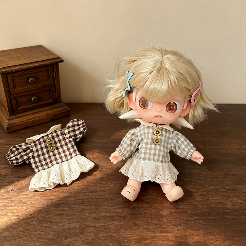 Vintage Tatlı Ekose Bebek Elbi - Vintage Collectible Dolls incelemesi ve fiyatı