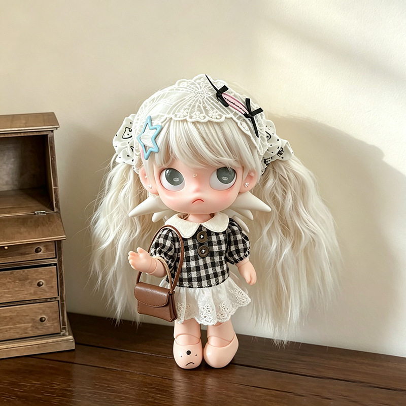 Vintage Tatlı Ekose Bebek Elbi - Vintage Collectible Dolls incelemesi ve fiyatı