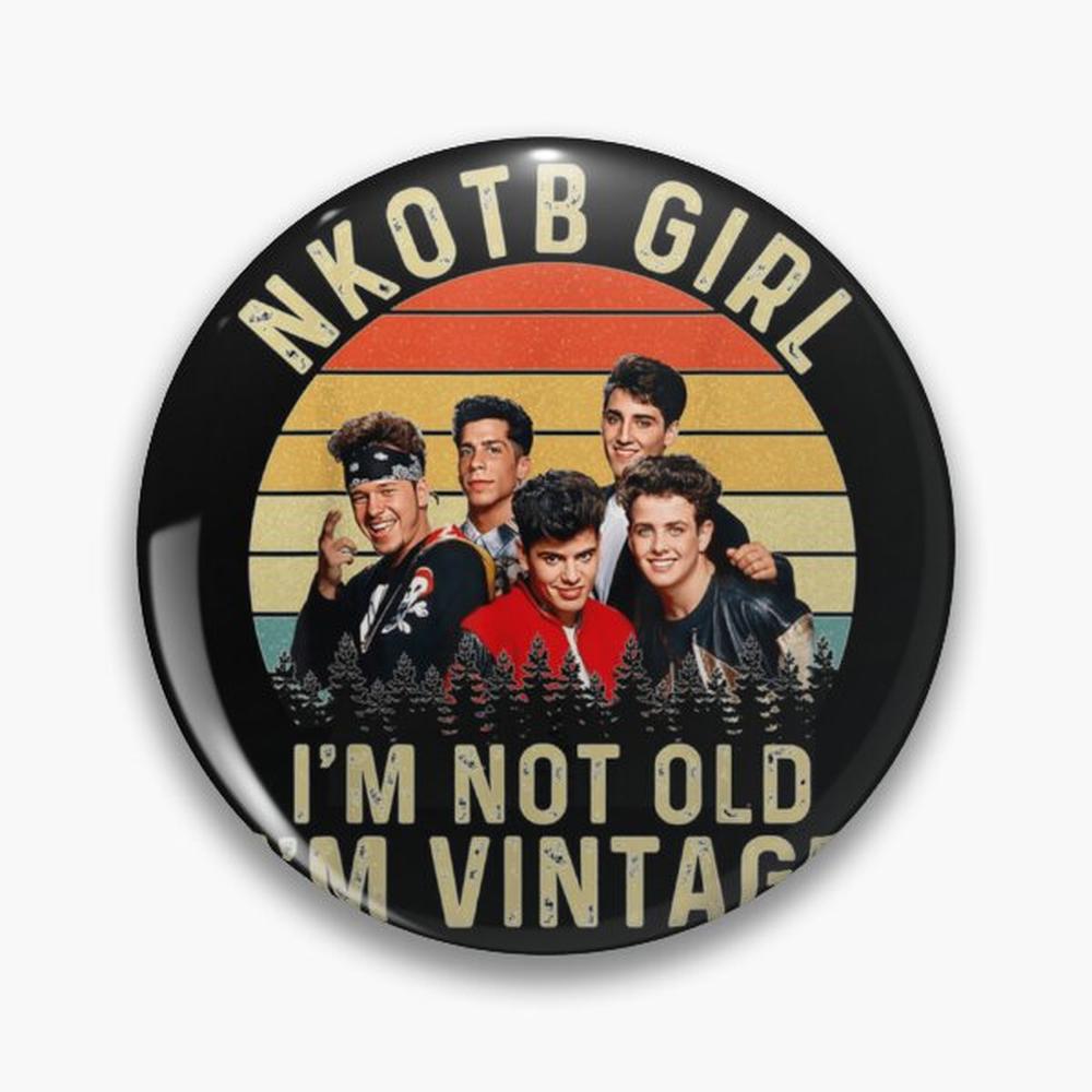 Retro NKOTB kız ben eski Vinta - Vintage Collectible Buttons incelemesi ve fiyatı