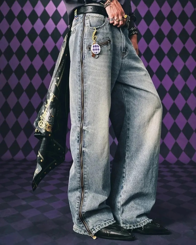 Y2K Sokak Giyimi Erkek Hip Hop - Vintage Zipper incelemesi ve fiyatı