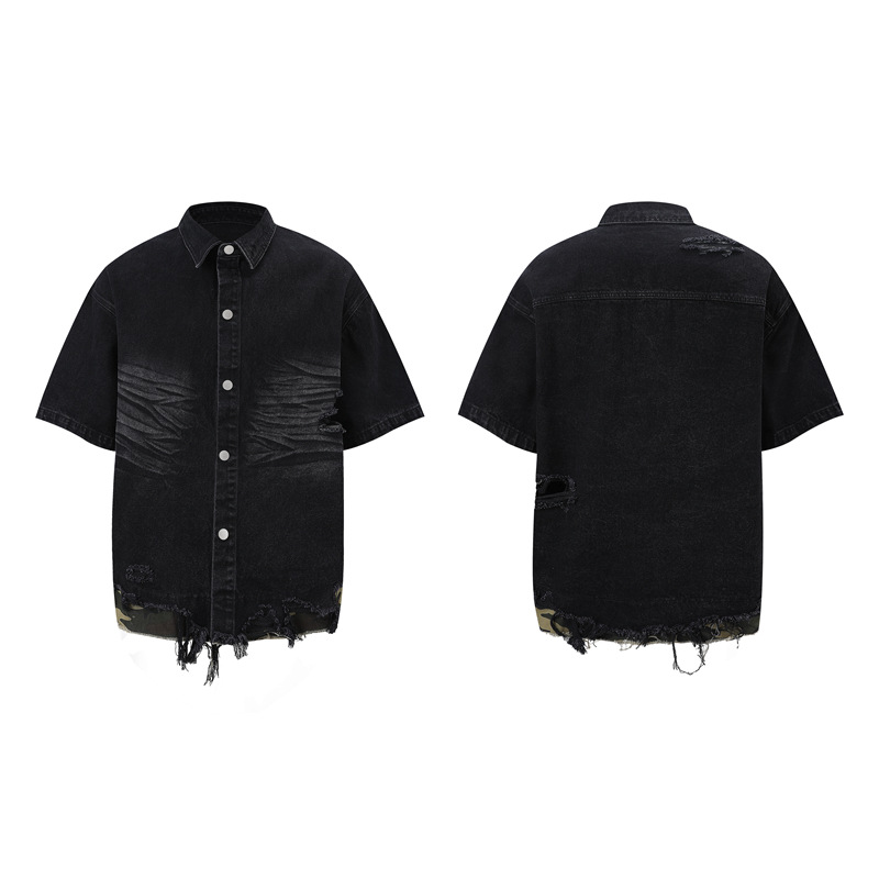 Erkek Yırtık Kot Kısa Kollu Gö - Vintage Zipper incelemesi ve fiyatı