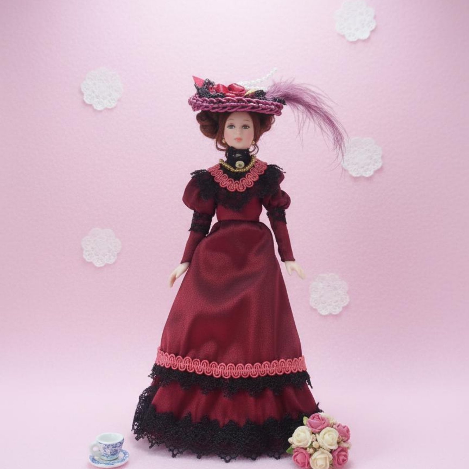 1:12 Ölçekli Viktorya Dönemi P - Vintage Collectible Porcelain Dolls incelemesi ve fiyatı