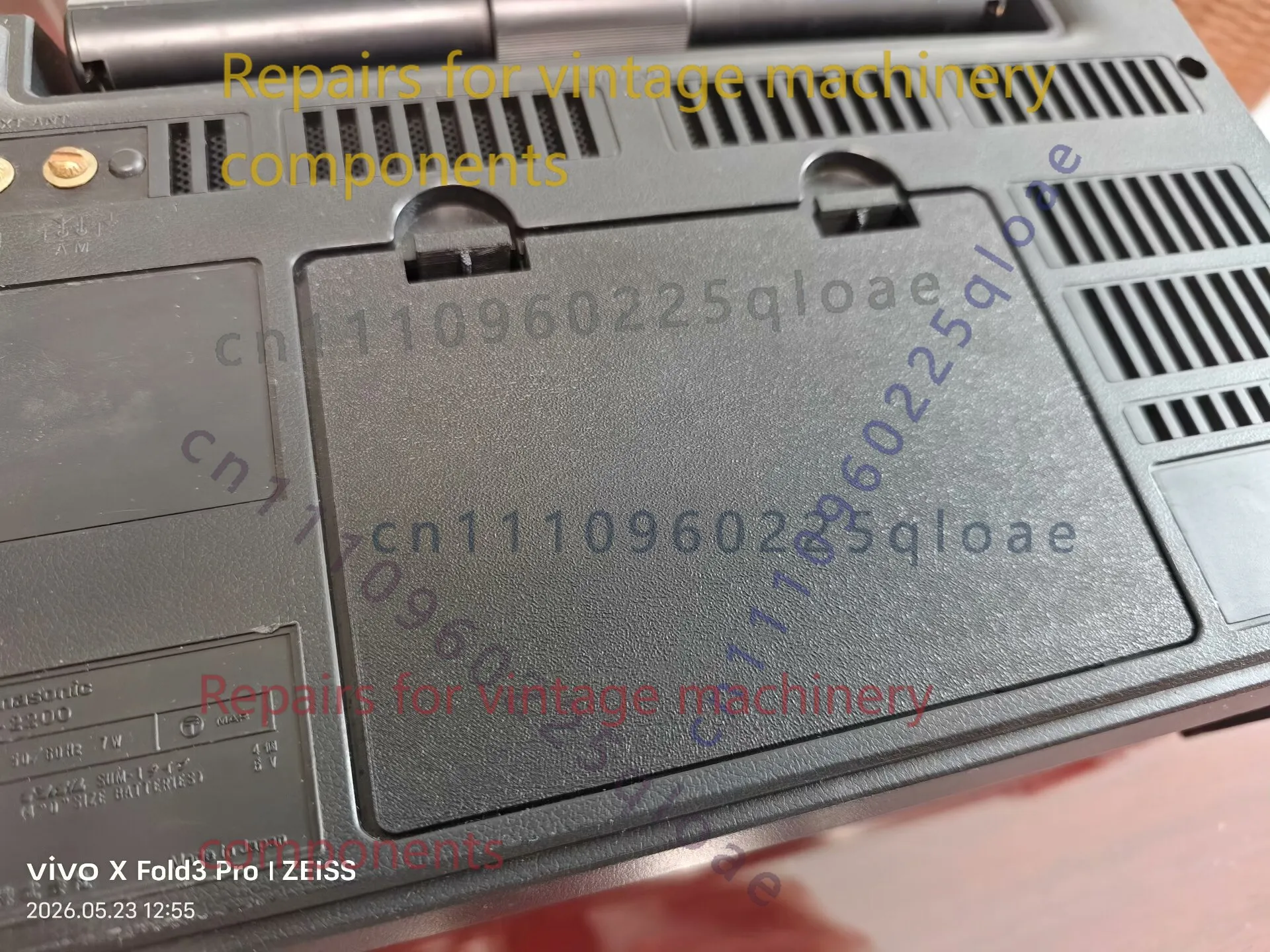 1 adet Yedek Pil Kapağı Panaso - Vintage Radio Repair incelemesi ve fiyatı