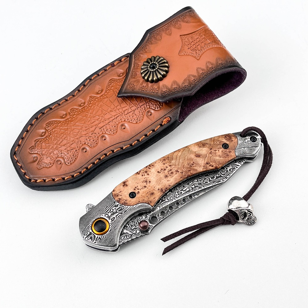 Yüksek Sertlikte Şam Desenli K - Vintage Collectible Pocket Knives incelemesi ve fiyatı