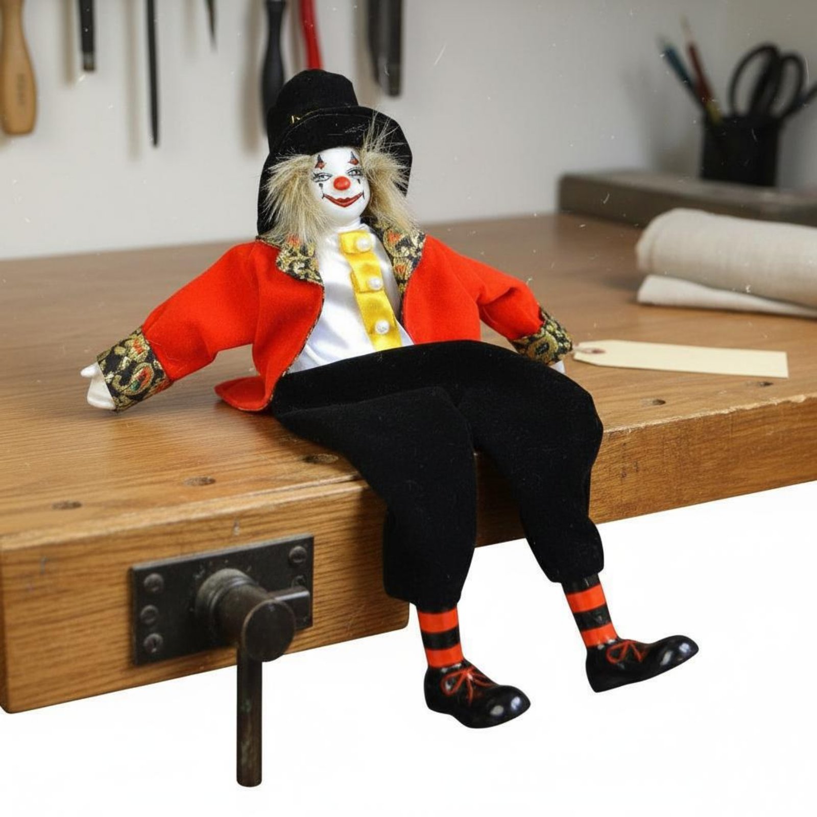 Yumuşak Bacaklı Palyaço Bebek  - Vintage Collectible Porcelain Dolls incelemesi ve fiyatı
