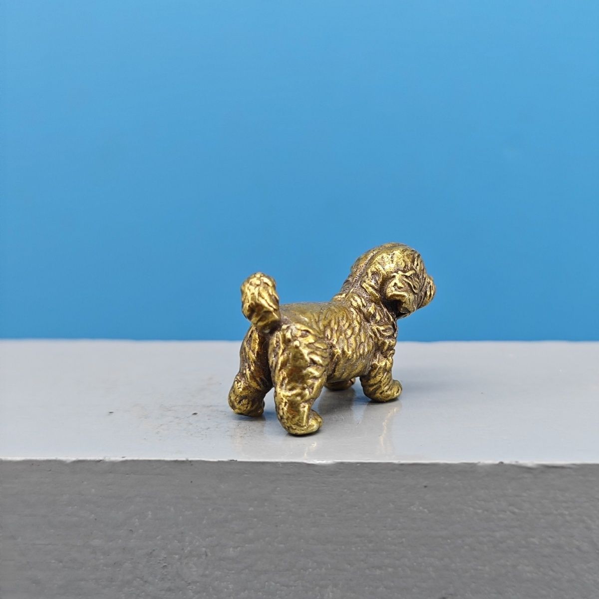 Mini Pirinç Köpek Heykeli Fran - Vintage Collectible Teddy Bears incelemesi ve fiyatı